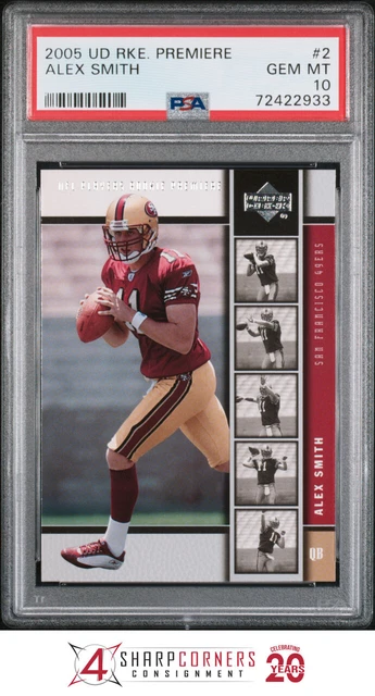 2005 Upper Deck Rookie Premiere #2 Alex Smith Rc Psa 10 F3591119-933