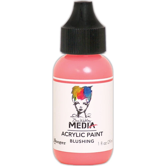 Pintura acrílica de medios Dina Wakley 1 oz rubor -MDQ-53965