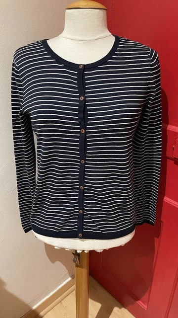 Veste longue noire et blanche neuve taille 2 marque Etincelle (étiqueté