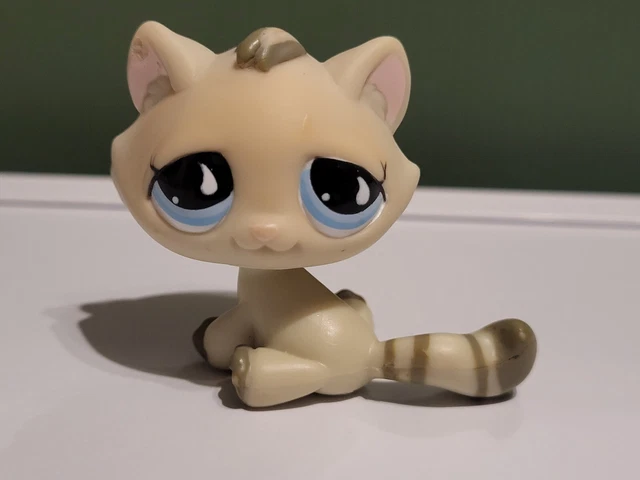 LPS # 391 Littlest Petshop Original Authentic Chat Europeen