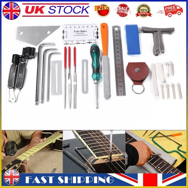 36 in 1 Professional Guitar Repair Tool Kit String Tuning Wrenches Tool #gib