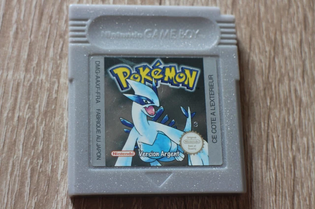 Pokémon Argent Version FRA - Game Boy - Cartouche Officielle (pile à Changer)
