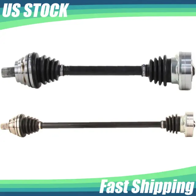 Front Left Right Pair CV Axle CV Joint Shaft For 2005-2014 VW Jetta Manual Trans