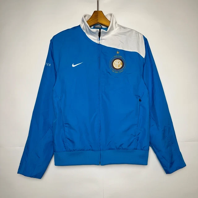 INTER MILAN 2007 2008 TRAINING FOOTBALL SOCCER TOP JACKET NIKE sz S MEN