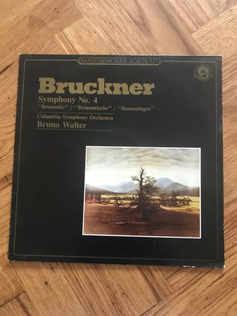 Bruckner Symphony No.4 Romantic Columbia Symphony Orchestra Walter 12" Vinyl LP