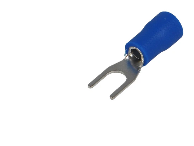 Cosses isolée à fourche, bleue, 2.5mm² Solera