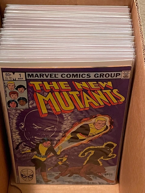 The NEW MUTANTS Lot of 40 Issues 1983  #1 #18 #19 Demon Bear More! MARVEL FN-VF