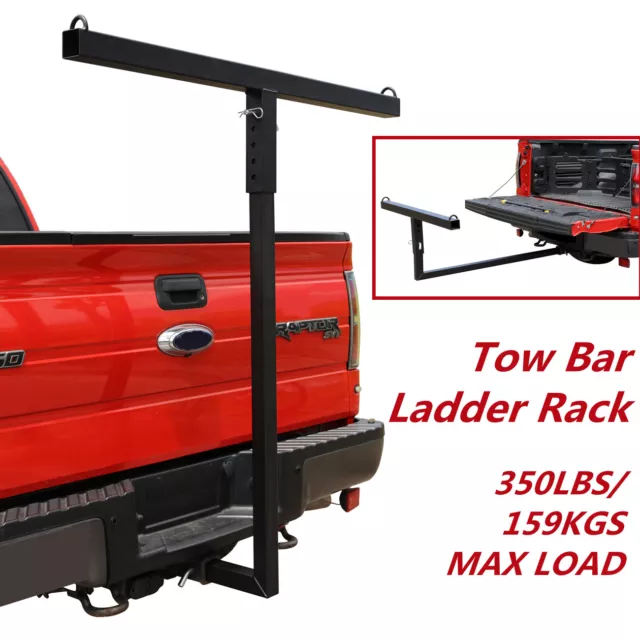 Tow Bar Ladder Rack Canoe Carrier Hitch Mount Truck Bed Extender CargoMaster