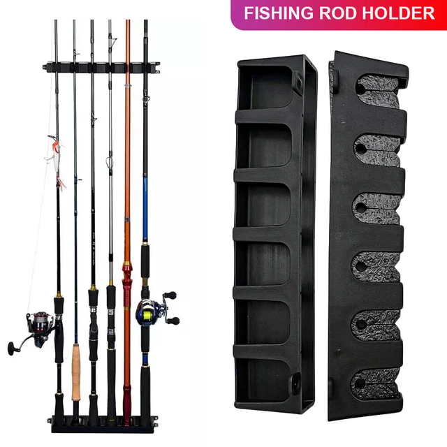 FISHING ROD RACK Vertical Holder Wall Mount Horizontal/Vertical Boat