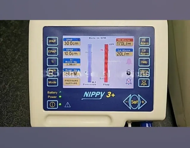 medical Nippy 3+ventilator working returns eccepted