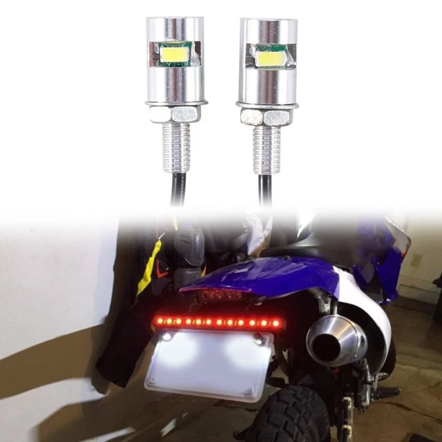Installation facile plaque d'immatriculation DEL ampoules lumineuses pour voitur
