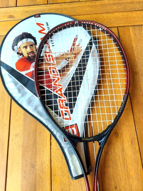 Wilson Tennis Racquet Court Tech  Graphite OVERSIZE FRAME 4 1/2" + cover