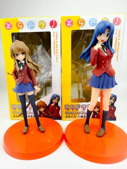 Toradora! Taiga Aisaka Ami Kawashima Real Figure Set of 2 Taito 19cm Japan Anime