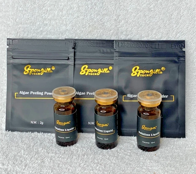 Peeling Aux Algues En Poudre - Lot De 6 Sachets, Exfoliant Rajeunissant Naturel