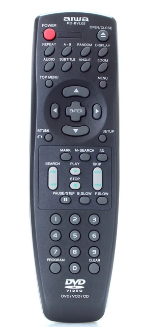 Télécommande D'origine Aiwa RC-CD502 – Pour Système Audio – Occasion Avec Garantie 6 Mois