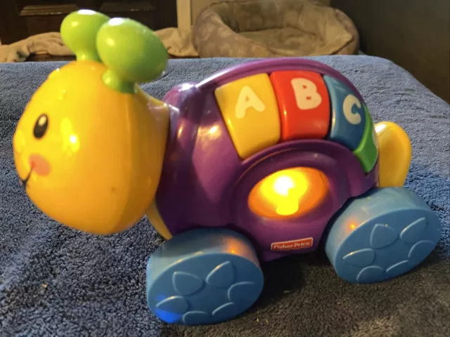 Fisher Price Laugh & Learn Roll Along Snail