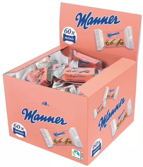 Crema nocciole Manier Mini Napoletane Crema Nocciole Vegane 60x15g NUOVE MHD 4/24