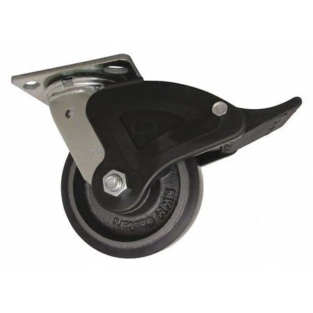 RWM 46-UPR-0520-S-FCNTLB Medium Duty Caster,5",w/Total Lock Brake