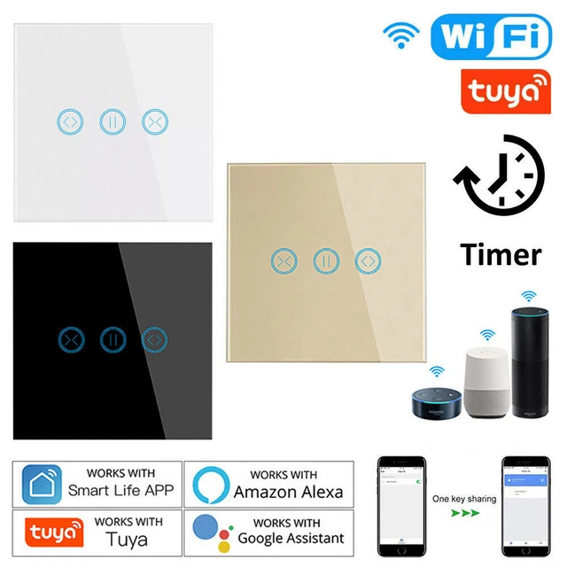 Interruttore Touch WiFi 2 Gang Smart - Controllo Con App E Alexa, Bianco, Per Casa Intelligente - Foto 12
