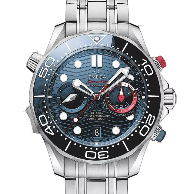 Omega Seamaster Diver 300M - 210.30.44.51.03.002 - 2023 - Acier inoxydable