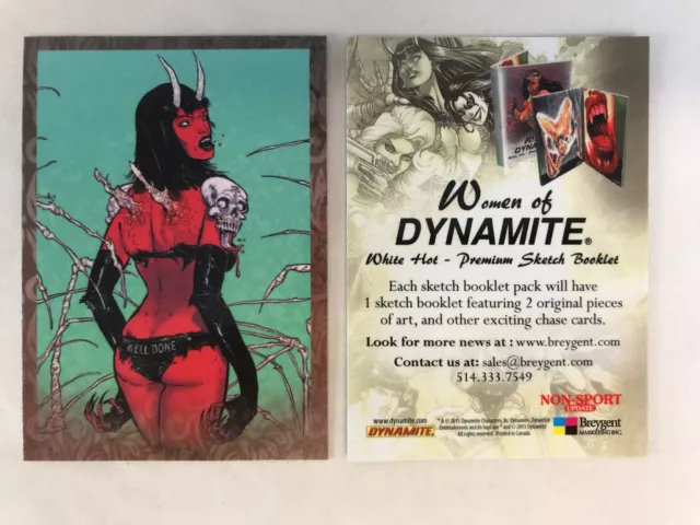 CHEAP PROMO CARD: WOMEN OF DYNAMITE WHITE HOT (Breygent 2015) NON-SPORT UPDATE