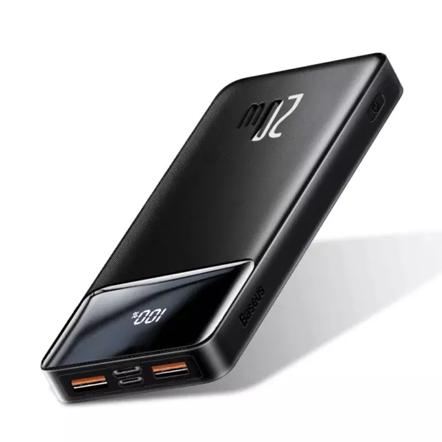 Baseus 20000mAh Power Bank 20W USB-C Ladegeräte 3Port Batterie Für iPhone Xiaomi