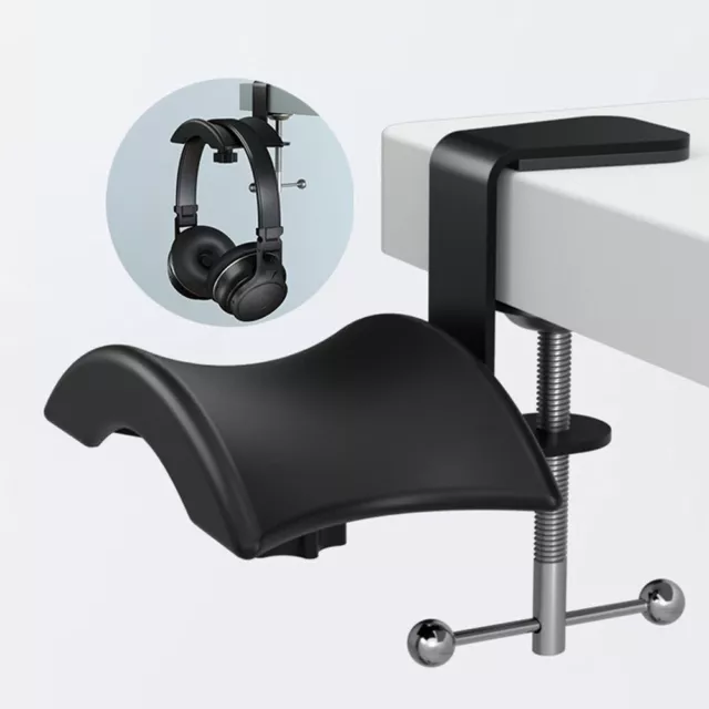 Abrazadera de mesa para auriculares universales soporte ajustable para auriculares