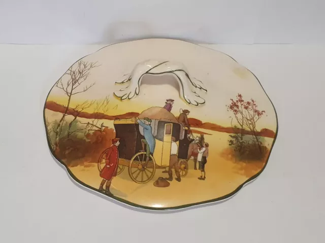 Royal Doulton Series Ware  " Coaching Days " Large Tureen Lid ?