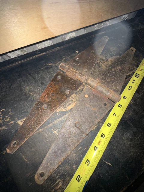 2 antique barn door -strap hinges- (From Old Barn) in N.H.