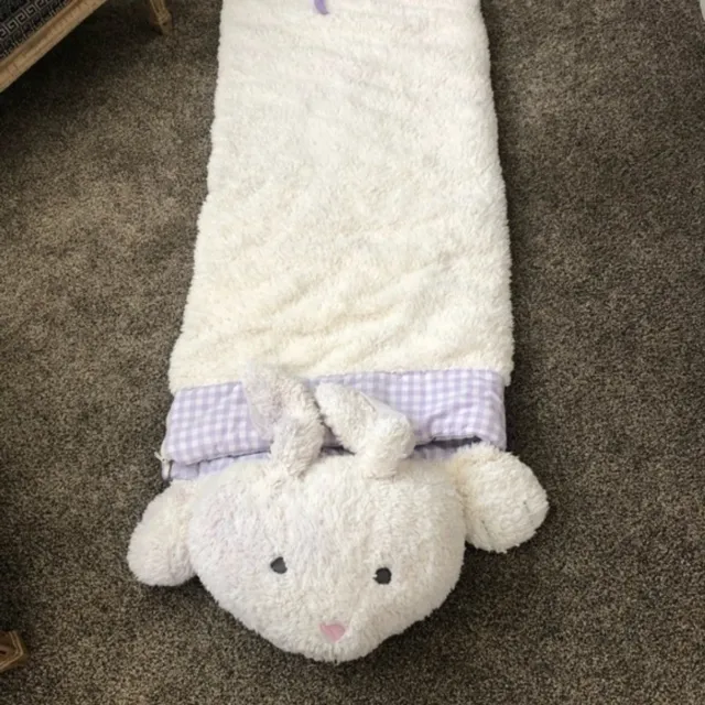 Pottery barn, kids bunny, sleeping bag and excellent perfect condition