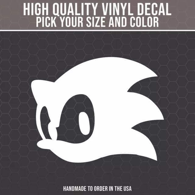 Sonic Decal, Hedgehog Decal for Car, Gotta go Fast, JDM Decal, Video Game Decal