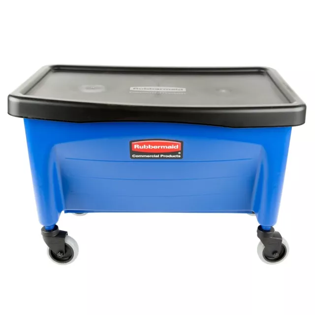 Rubbermaid FGQ93000BLUE Blue 40 qt. No Touch Microfiber Mop / Finish Bucket
