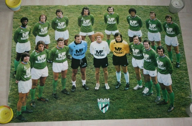 Poster Géant Rare Équipe De France 1990 - Schneider - Jean-Pierre Papin