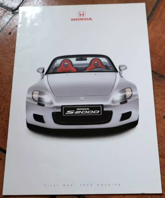🚘Brochure Automobile 2000 HONDA S2000 Catalogue Document Prospekt Belgium Sales