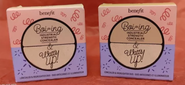 Benefit Boi-ing Industrial Strength Concealer & highlighter. Various Shades.