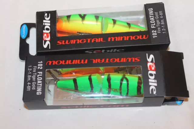 SEBILE-SWINGTAIL MINNOW-FLOATING-102mm-17,7g-NEU