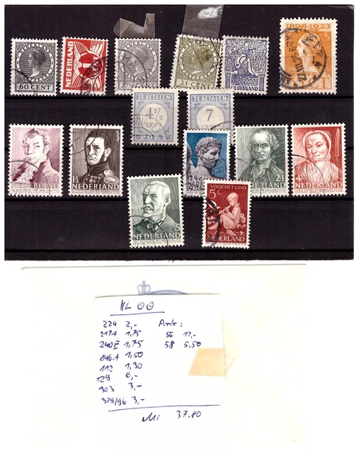 Briefmarken Niederlande Lot gestempelt - siehe Scan
