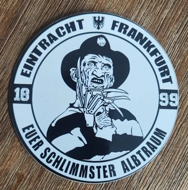 EINTRACHT FRANKFURT AUFKLEBER Sammlungsauflösung SGE Sticker Ultras EUR
