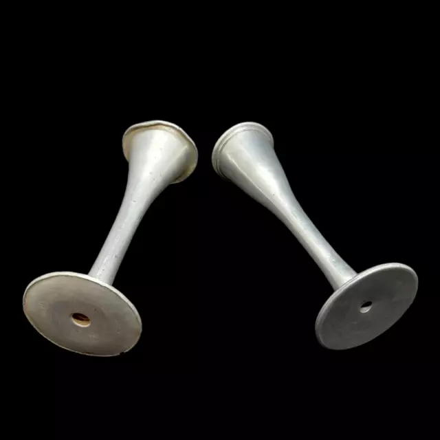Pair Vintage Pinard Two-Piece Aluminum Fetal Monaural Stethoscopes  Medicine 2