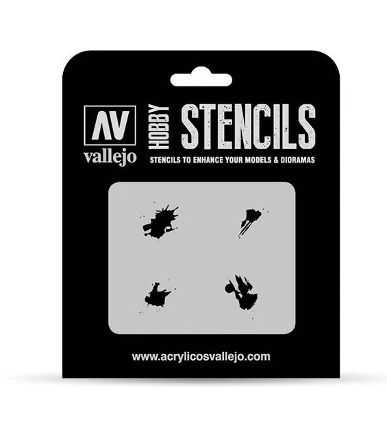 Pochoir Vallejo Radioactivity Signs 125x125mm - Neuf - Pour Maquettisme Et Customisation