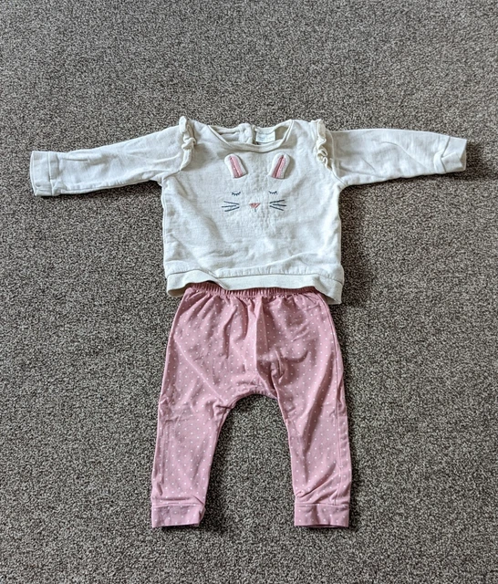 Girls Next Jumper & Leggings Set Age 9-12 Months