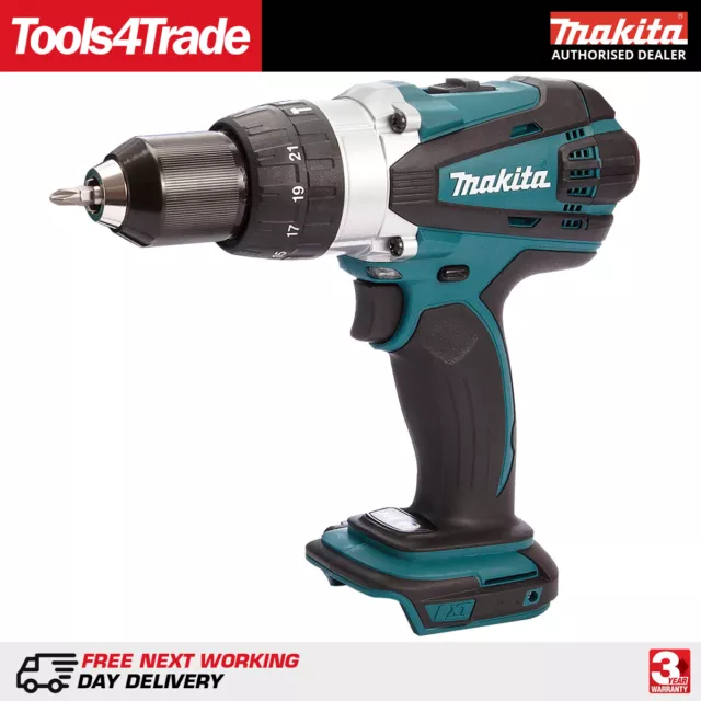 MAKITA DHP458Z 18V LXT Liion Cordless 2Speed Combi Hammer Drill Body