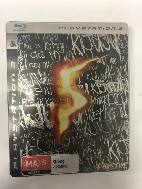 Resident Evil 5 Steelbook Edition PS3 Game Genuine PlayStation 3