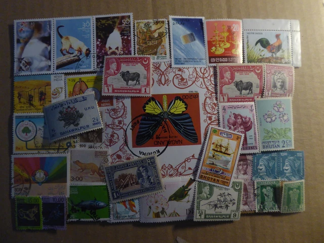 Briefmarken Staaten Südasien Lot siehe Foto 181123