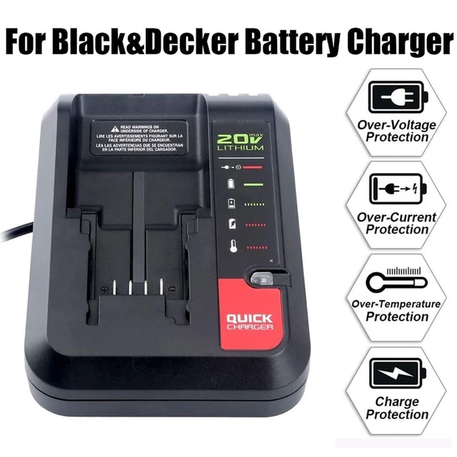 Adaptateur de câble Chargeur de batterie For Black&Decker Porter Cable