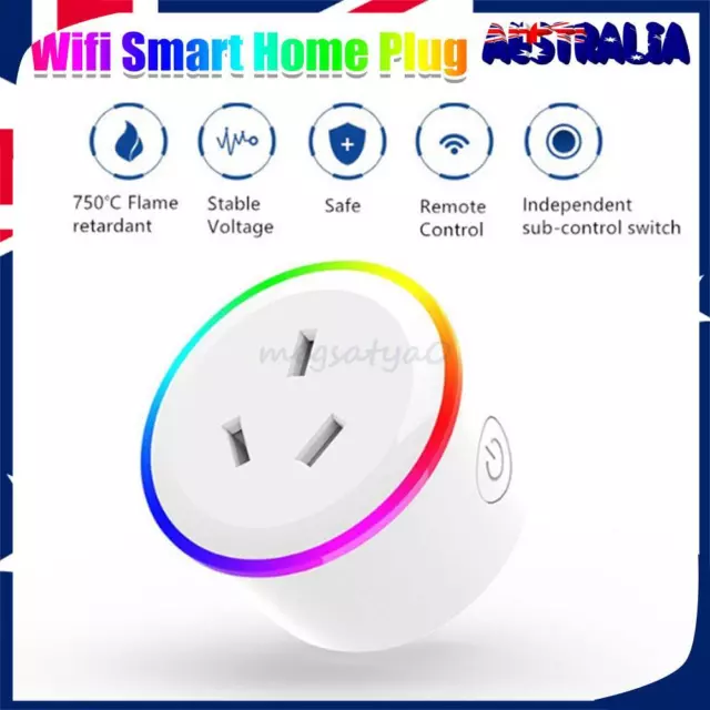 Wifi Plug Smart home Socket Switch Outlet Adaptor App remote Alexa Google home