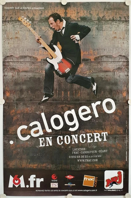 Affiche CALOGERO en Concert 2004 - 80x120 cm