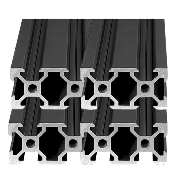 4Pcs V-Slot 2040 Aluminium Extrusion Profile Anodized Linear Rail CNC 3D Printer