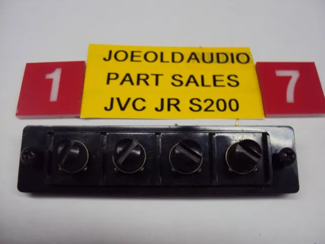 JVC JR-S200 Receiver Antenna Input Panel. Tested. Parting Out Entire JR-S200