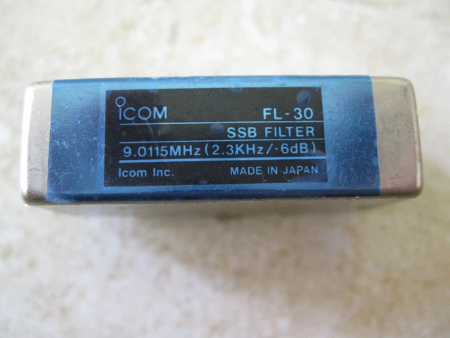 Filtre SSB Icom FL-30 – 2,3 KHz @ 9,0115 MHz – Occasion